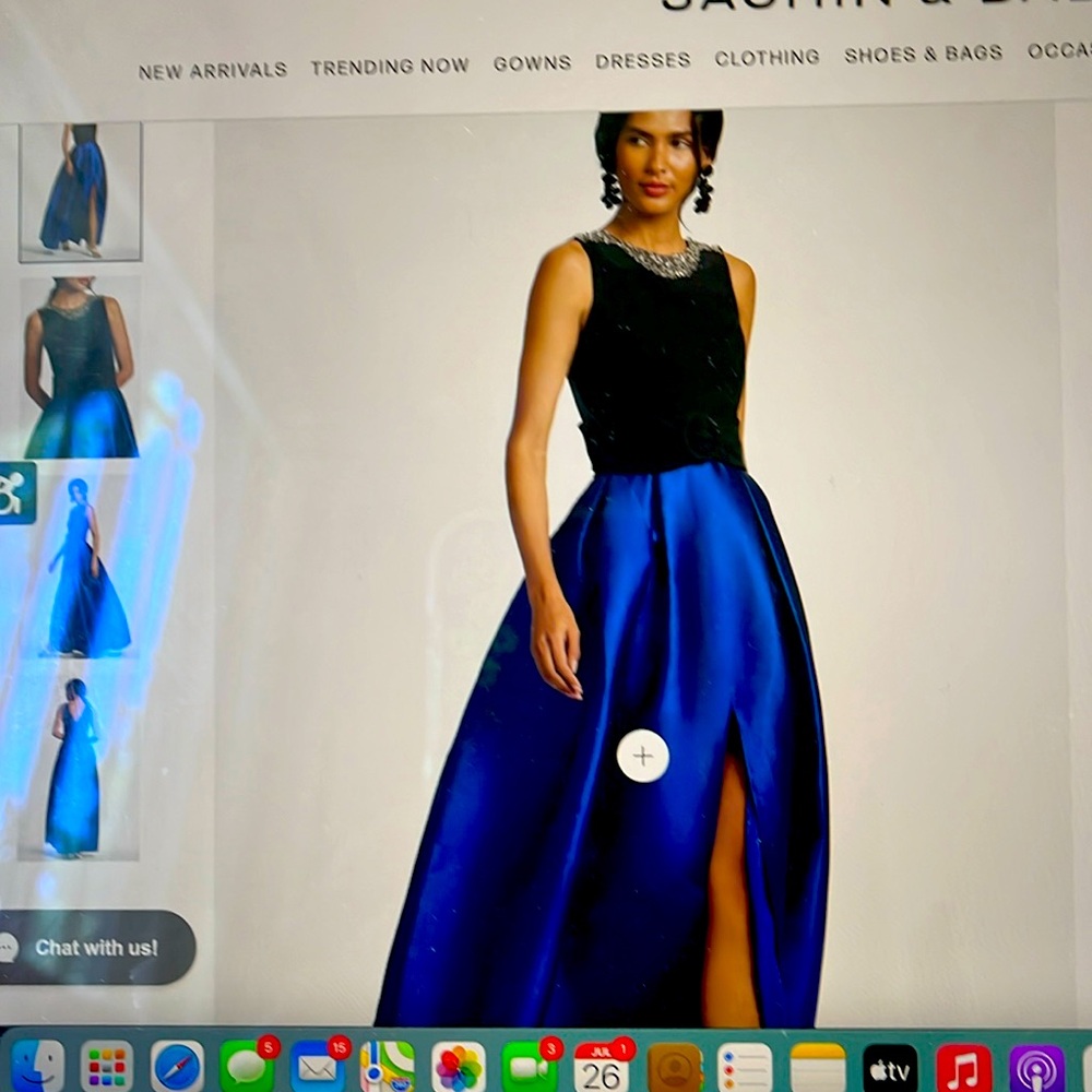 Sachin and Babi evening gown